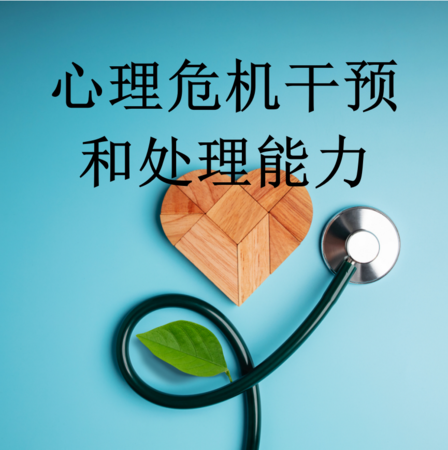 4.心理危机干预和处理能力